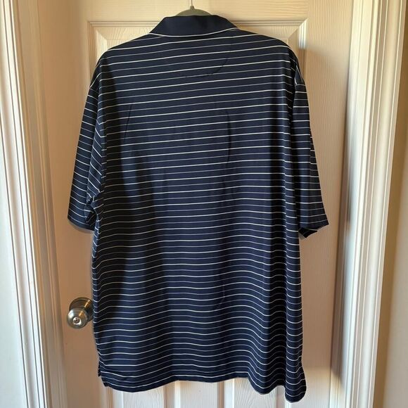 Bobby Jones Performance Moselem Springs Golf Club Stripe Polo Navy XXL - Picture 9 of 13